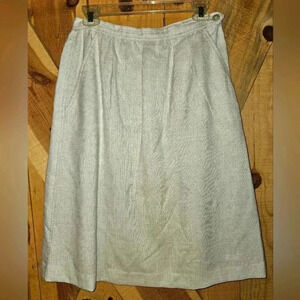 Vintage‎ Evan Picone lined wool skirt size 14, zip closure w/ pockets
